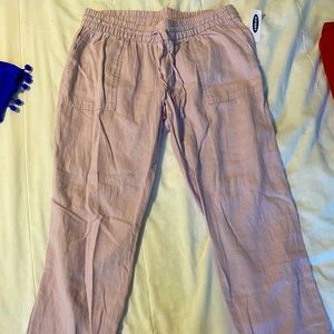 Linen Ankle Length Pants